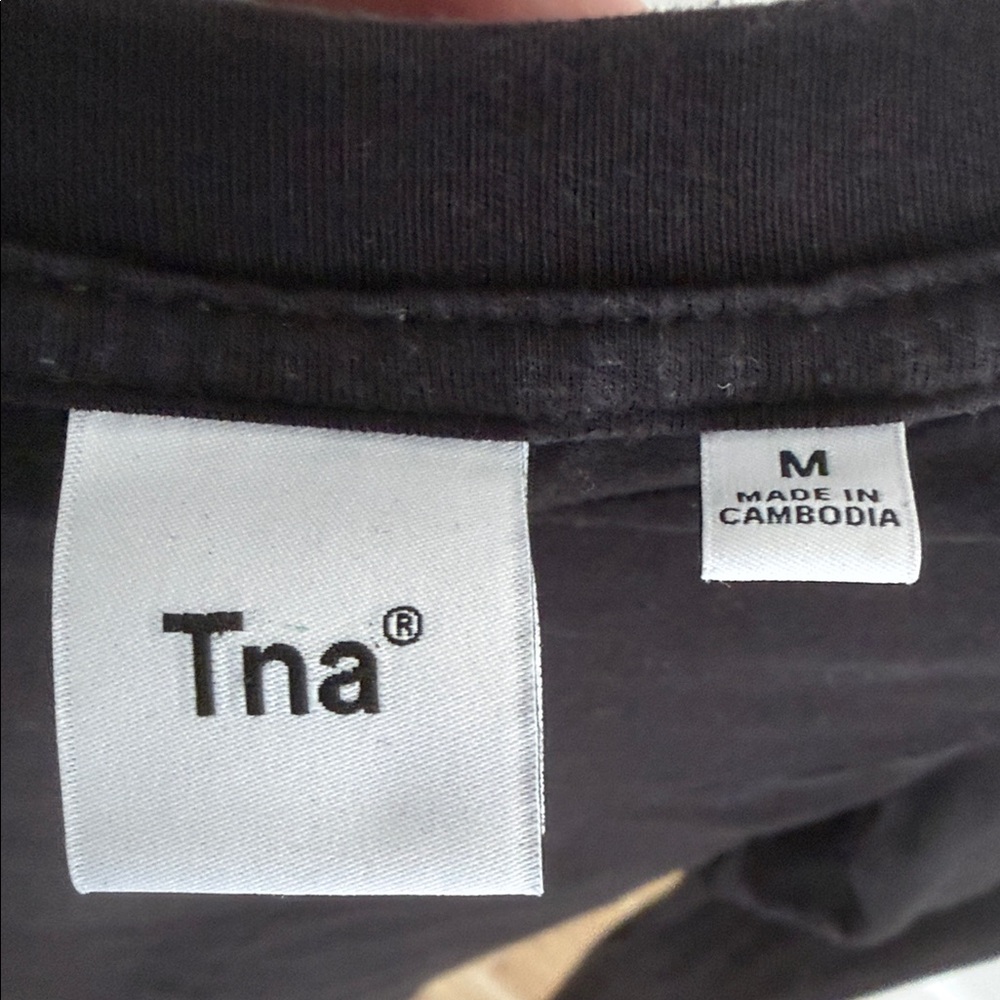 TNA Black Long Sleeve Crewneck Top - Picture 2 of 3